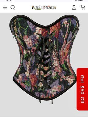 Corset NWT Scarlet Darkness